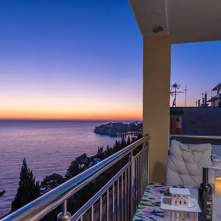 Luxury Violet Sea View Apartment Dubrovnik